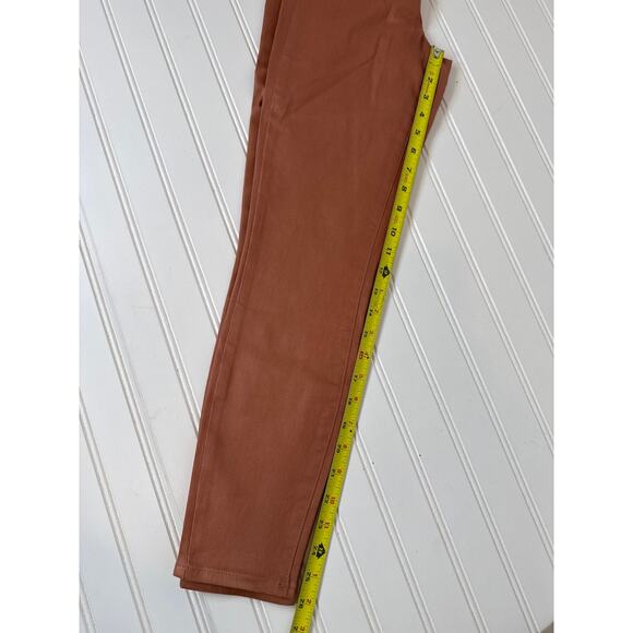 NWT L’AGENCE Skinny Wax Coated Pants Tan & Brown Cropped Skinny Bundle Size 25 - Picture 5 of 10